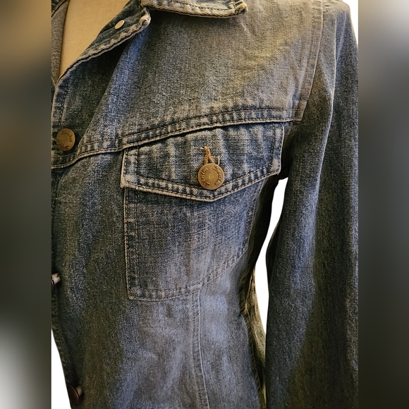 Rustic Denim Jacket XL - Picture 4 of 5